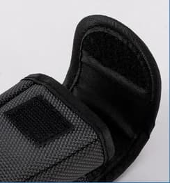 Nylon Oximeter Protective Bag Multifunctional Belt Carry Case Pulse Oximeter Storage & Coin Pouch Black