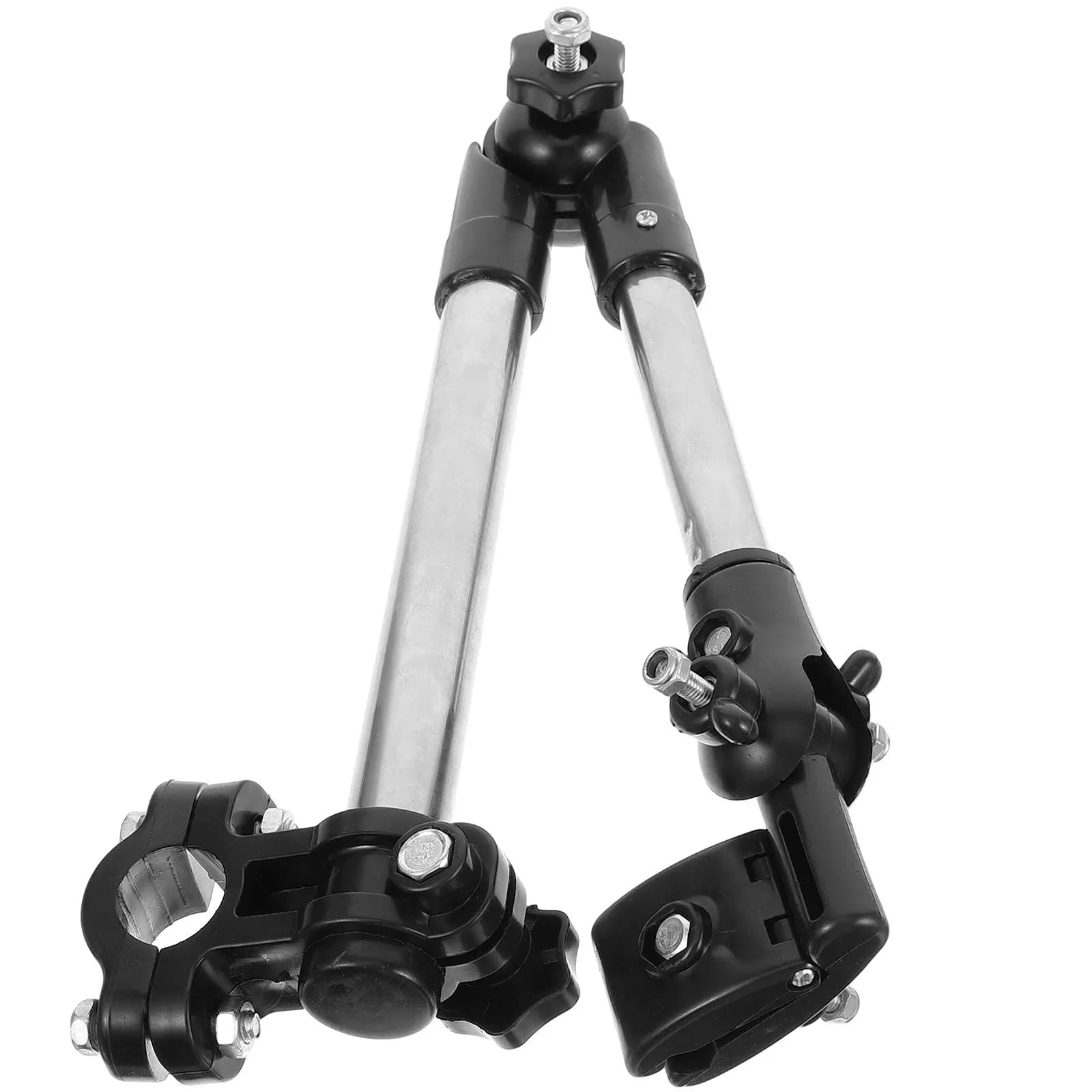 Supporto per Ombrello in Acciaio Inossidabile Resistente per Bicicletta, Regolabile, Estensibile e Pieghevole, Adatto per Biciclette, Passeggini e Deambulatori