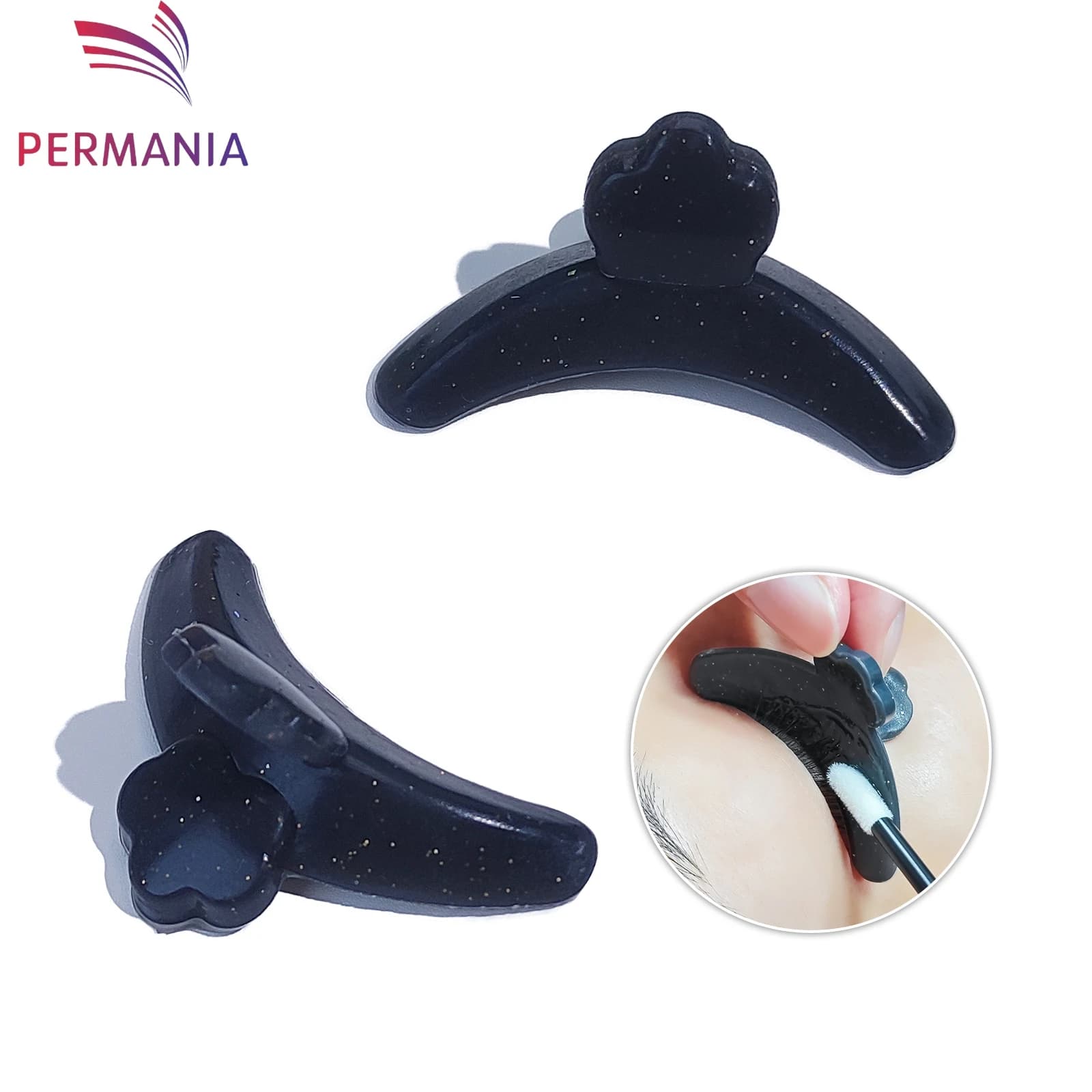 PERMANY 1 Paia Silicone Anti-fall Off Ciglia Perm Pad Anti-Slip Lash Lift Shield Reusable Eyelash Extension Bigodino Makeup Tool