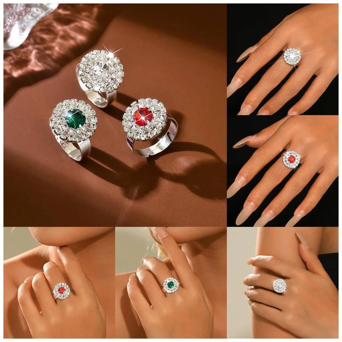 Anello con Diamante a Forma di Piccione Super Scintillante in Stile Coreano, Design Lussuoso e Personalizzato