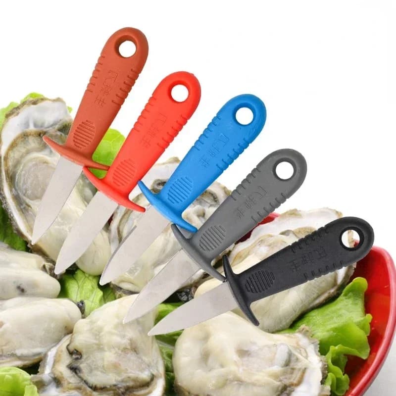 1 pcs knife for oysters kitchen tool for seafood PP handle for raw stainless steel shell tool for opening crustaceans