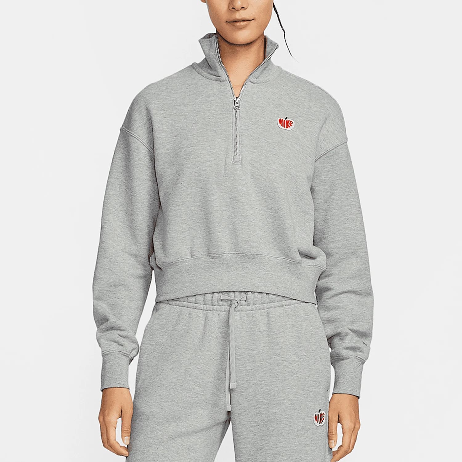 Nike Authentic New Women's Half-Zip Knitted Soft Hoodie Pullover HV8731-063