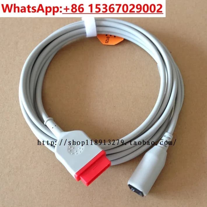 Monitor Accessories Compatible GE IBP Cable geGE to Abbott Invasive Blood Pressure Cable Invasive Sensor
