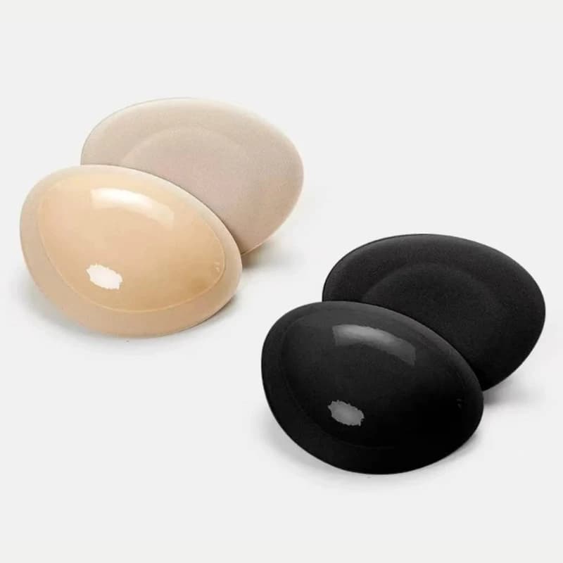 Cuscinetti autoadesivi per reggiseno, invisibili, ispessiti, push-up, per costumi da bagno e abiti da donna, comodi, riutilizzabili, delicati sulla pelle.