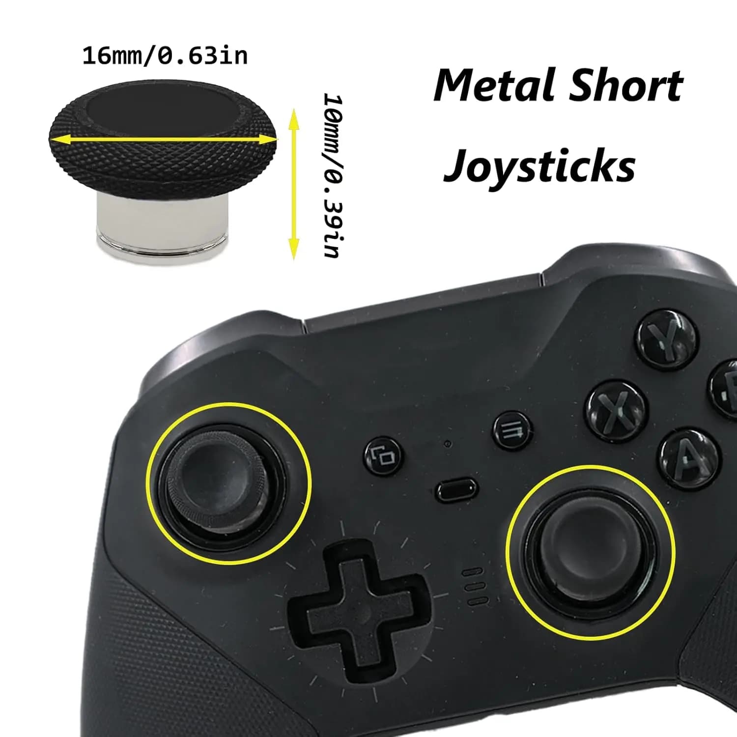 2x Levetta di Ricambio per Controller Wireless Xbox Elite Serie Gen 2 1797, Altezza Standard