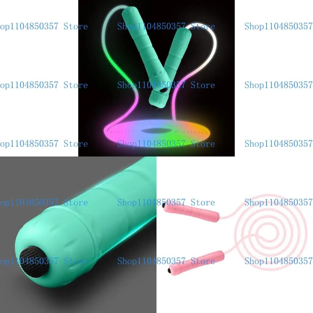 5asd bright jump rope adjustable sports toy LED Glow Jump Rope Durable