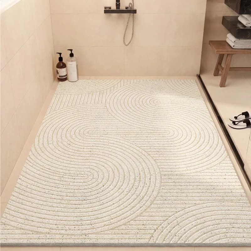 Tappetino da Bagno Semplice Antiscivolo, Tappeto per Doccia, Moquette per Bagno, Tappetino per WC