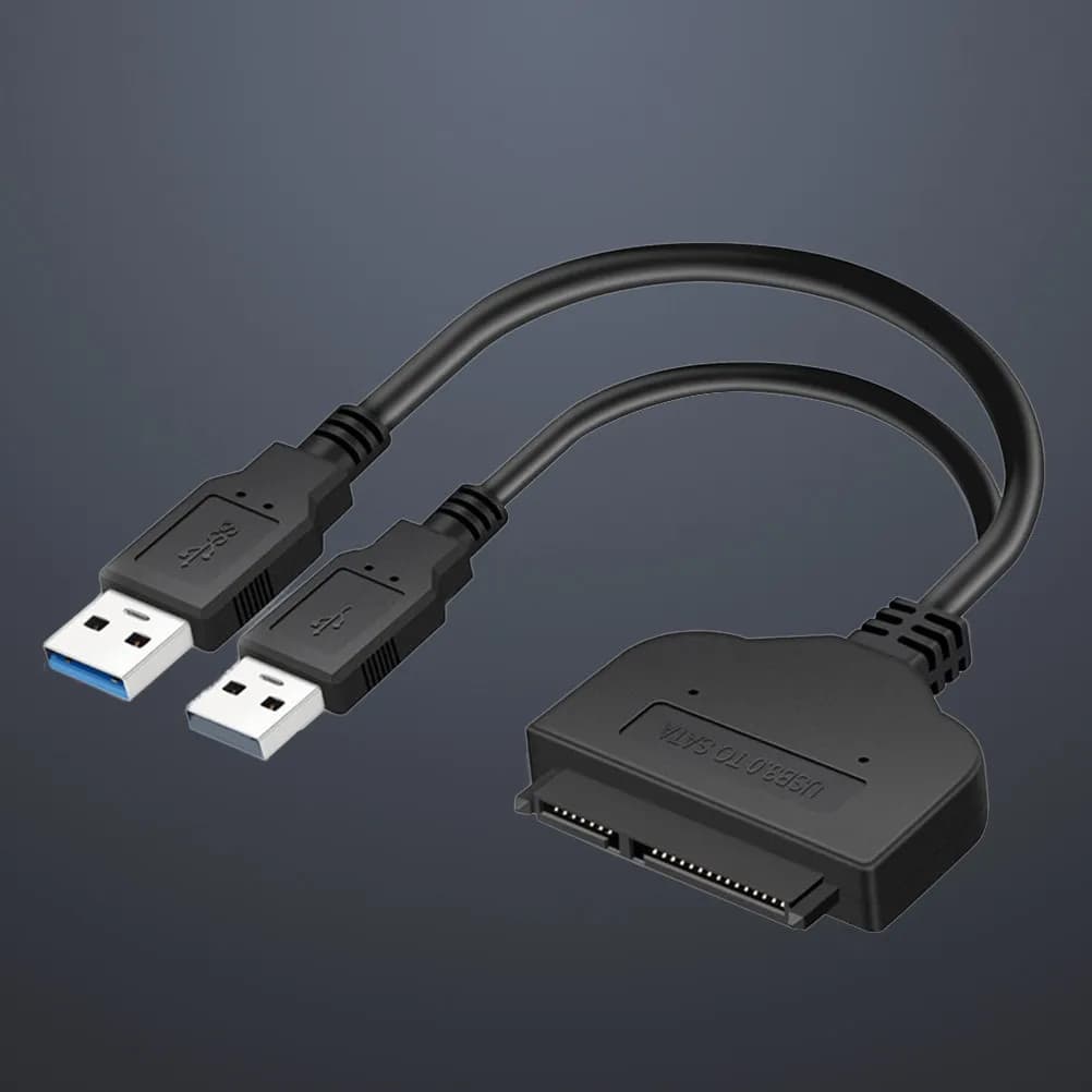 to USB 3.0 Cable Adapter for 2.5 Inch SSD Hdd External Storage Solution Data Transfer Backup Disk Imaging Recovery