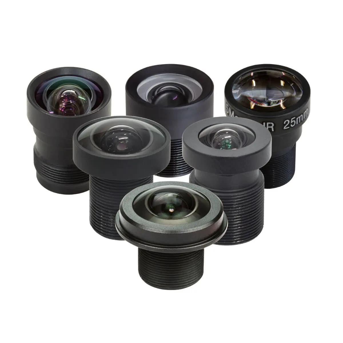 Arducam M12 lens kit for high quality Raspberry Pi IMX477 camera, wide-angle Fisheye M12 lenses for camera with lens adapter