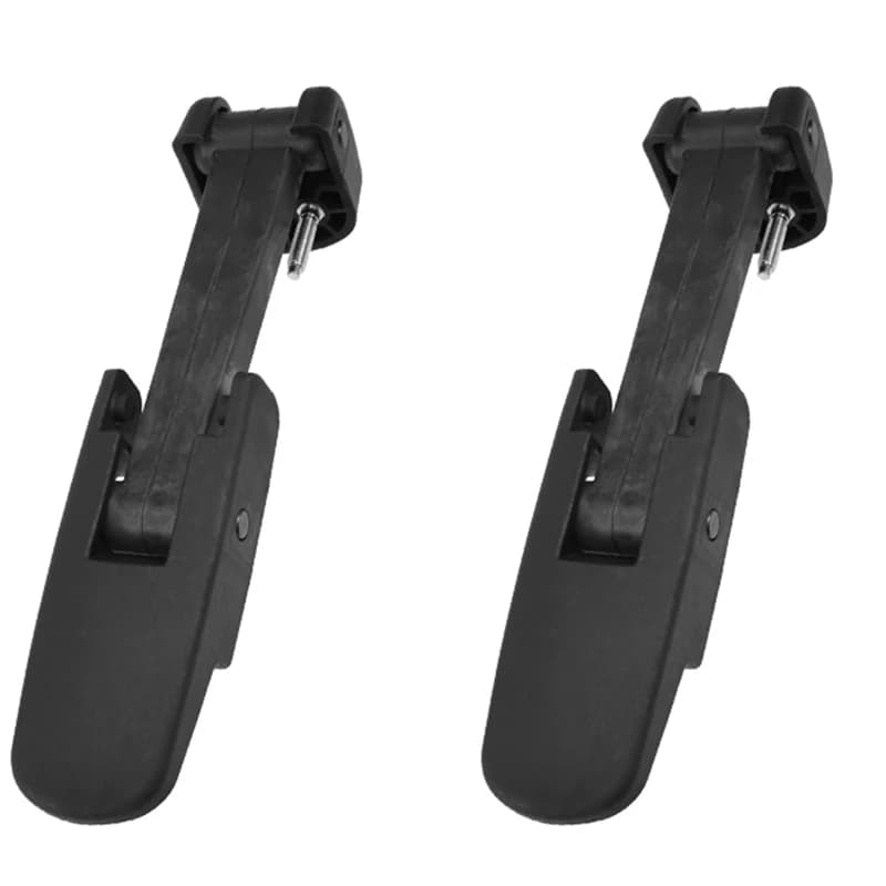2X Black Bonnet Hood Release Rod Lock Latch per Chevy -Hummer H2 Kodiak -GMC Topkick 2003-2009