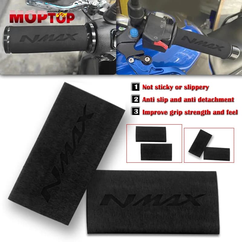 Per NMAX 125 155 SMAX155 XMAX300 400 250 125 Moto Maniglia Grip Copertura Anti-Slip Ciclismo Manubrio Manica Guanto Grips nmax