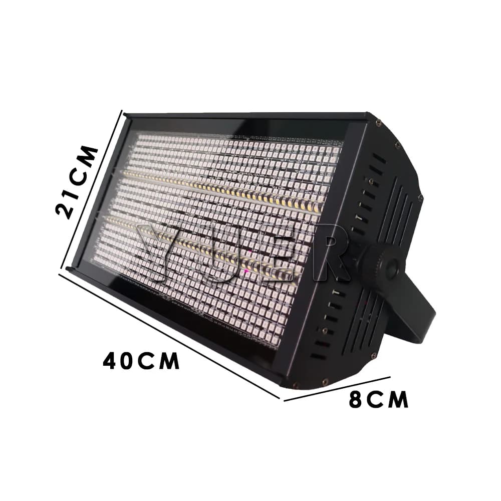 LED 260W Strobe Wash Effect Light RGBW 135+35 Segements DJ Disco Club Party Stage Lighting for Night Christmas Wedding