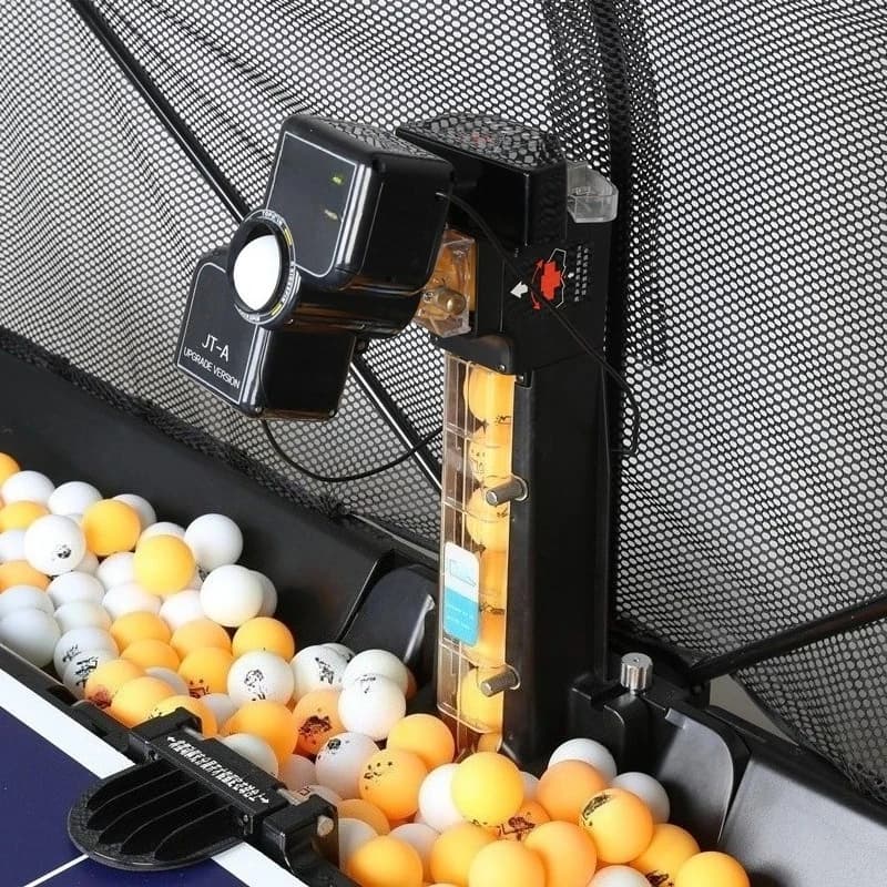 Robot Lanciapalline Automatico Portatile per Allenamento e Pratica di Tennis da Tavolo a Casa per Giocatori Singoli