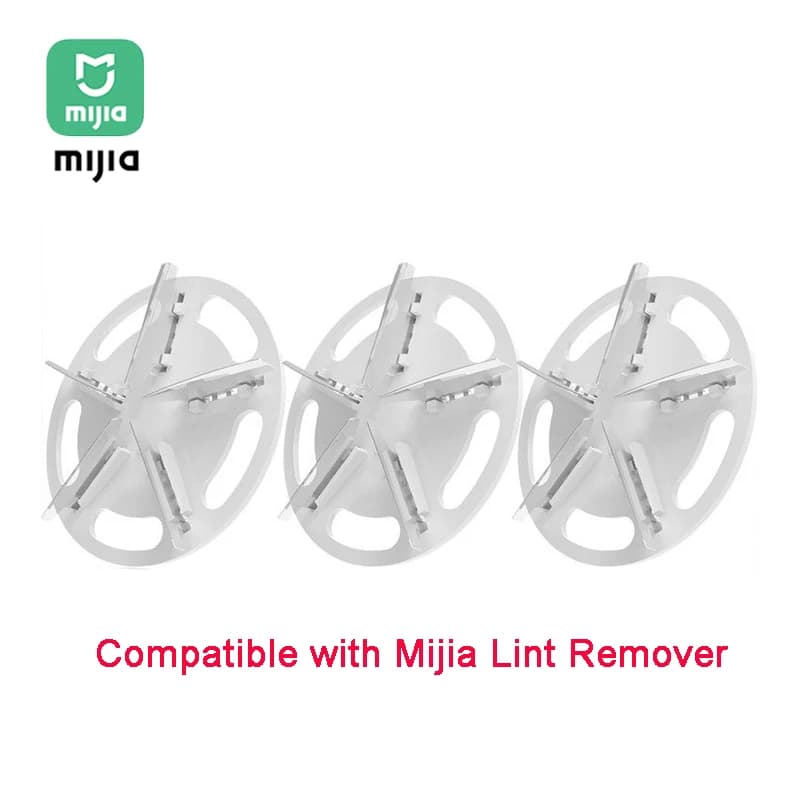 Testina di ricambio originale per la spugliatrice Mijia - 3 lame di ricambio per la spugliatrice per tessuti