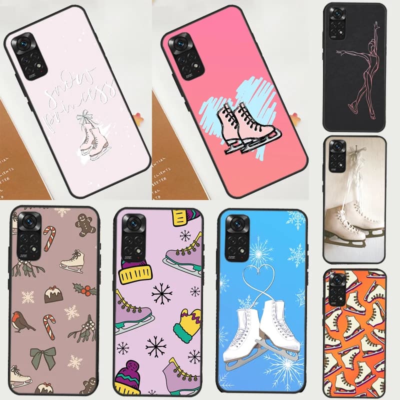 Custodia per pattinaggio su ghiaccio per Xiaomi Redmi 12C 13C 14C 10C Redmi Note 14 Pro 13 12 11 9 10 9S 10S 11S 12S Cover