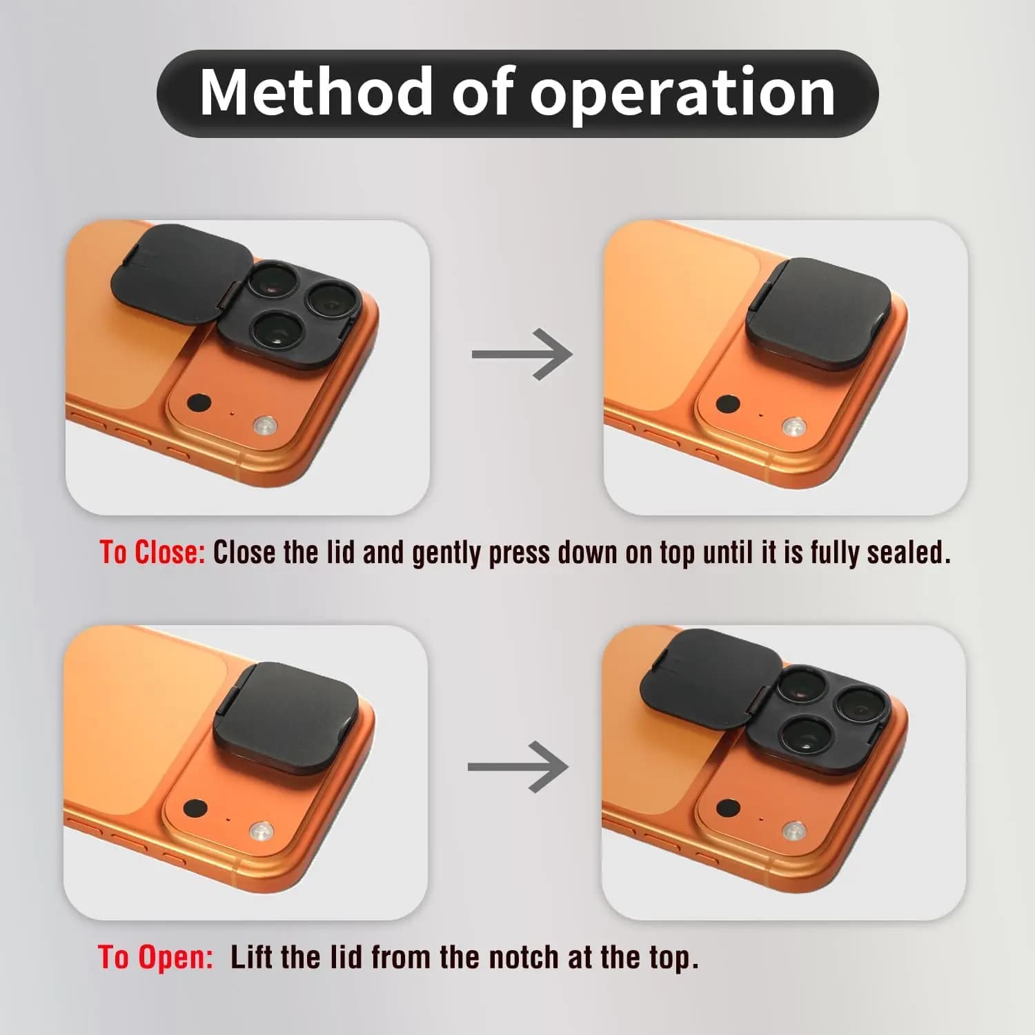 Phone Camera Lens Cover Privacy & Security Protector with Strong Adhesive for IPhone 17 Pro 17 ProMax Back Camera Protective Cap