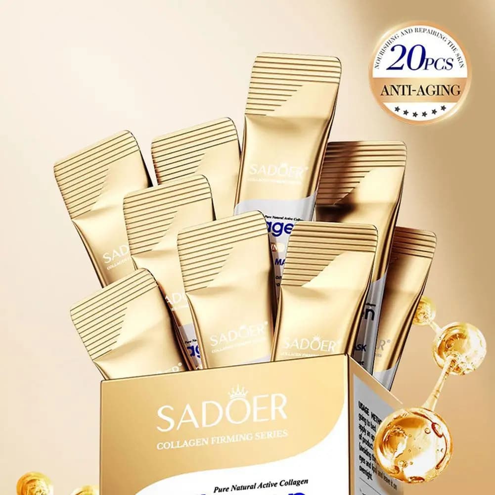 SADOER Face mask for sleep Collagen Anti-wrinkles Face mask for sleep Illuminating Raxing Moisturizing mask for face Skin Care
