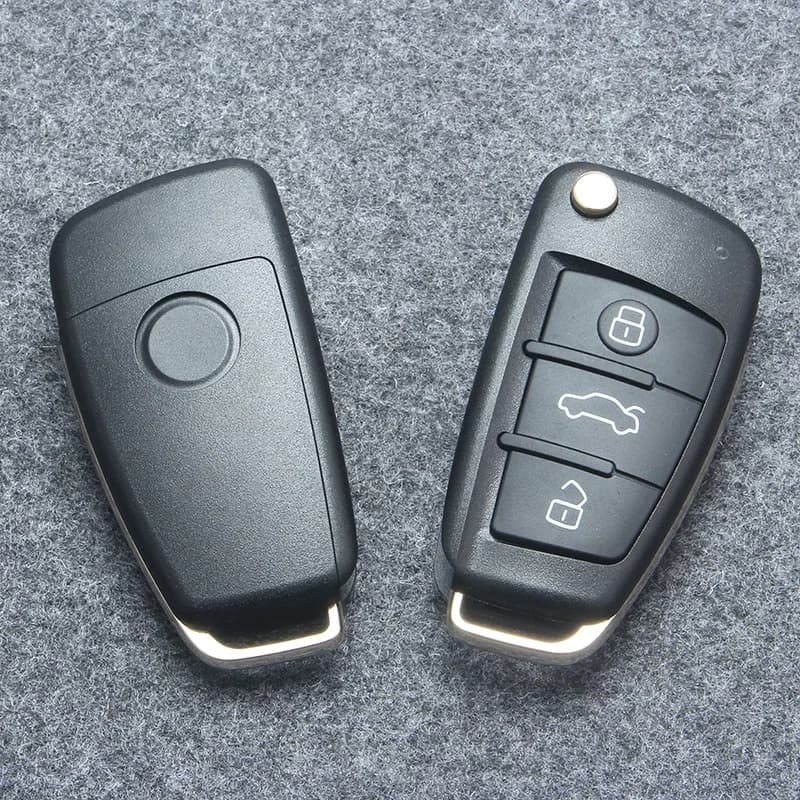 Car Key Conversion Case Remote Control 3 Buttons Remote Control For Audi A2 A3 A4 A6 A6L A8 S5 Q7 TT A3 (8P1) 2006 2007 HAA HU66