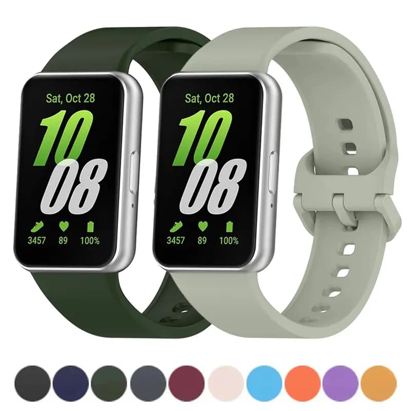 Cinturino in silicone per Samsung Galaxy Fit3 Band Smart Watch Accessori Bracciale sportivo in gomma Cinturino di ricambio ufficiale per siti web