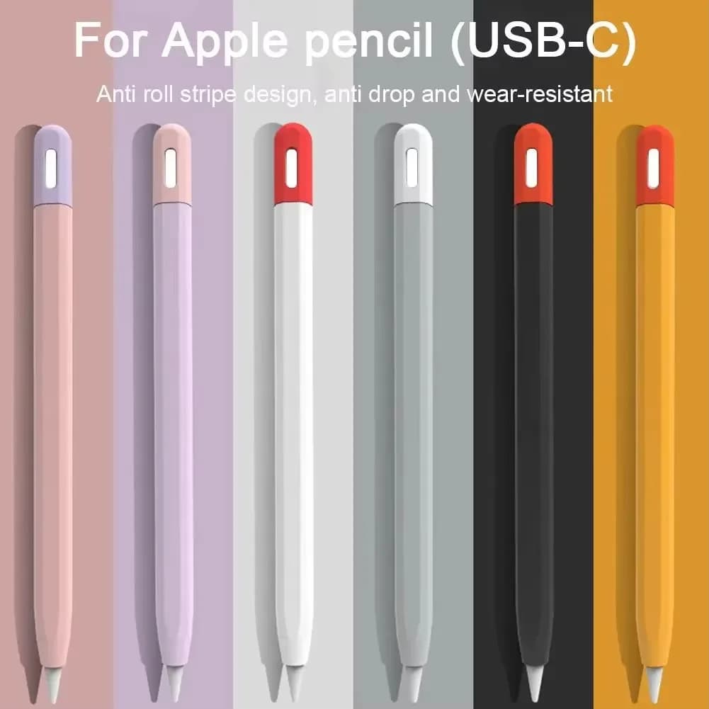 Custodia in silicone per Apple Pencil 3 Custodia protettiva USB-C per IPad Pencil Touch Pen Grip Holder Custodia Custodia per stilo portatile