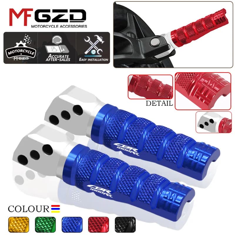 Nuovo Per CBR1000RR 2004-2020 2021 2022 2023 2024 2025 Accessori Moto Passeggero Posteriore Piede Peg Pedane Posteriori Pedali