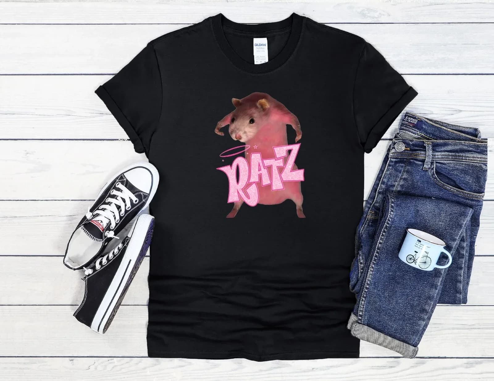 Funny Rat Mouse Ratz Cool Men Women Unisex T Shirt Hoodie Baseball 3061