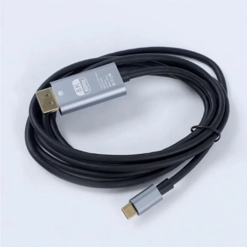 Type-C to HDMI Cable 4K UHD DisplayPort for iPhone iPad MacBook - Android Screen Mirroring Projector Connection Universal Adapte