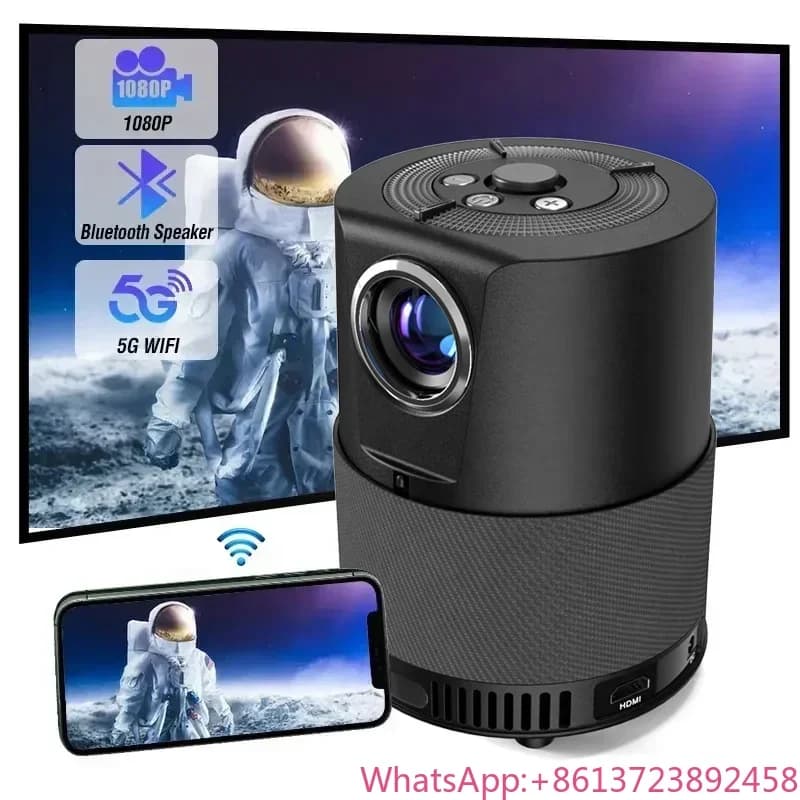 CAIWEI A3 7500 lumen Android Wifi Bluetooth Mini videoproiettore multimediale portatile a LED HD con wifi e bluetooth