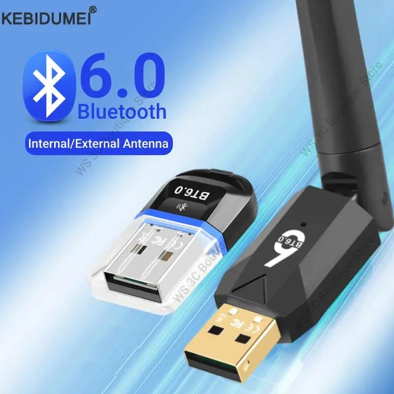 Adattatore USB Bluetooth 6.0 Adattatore a lungo raggio 200M per PC Mouse wireless Tastiera Ricevitore audio musicale Trasmettitore Bluetooth