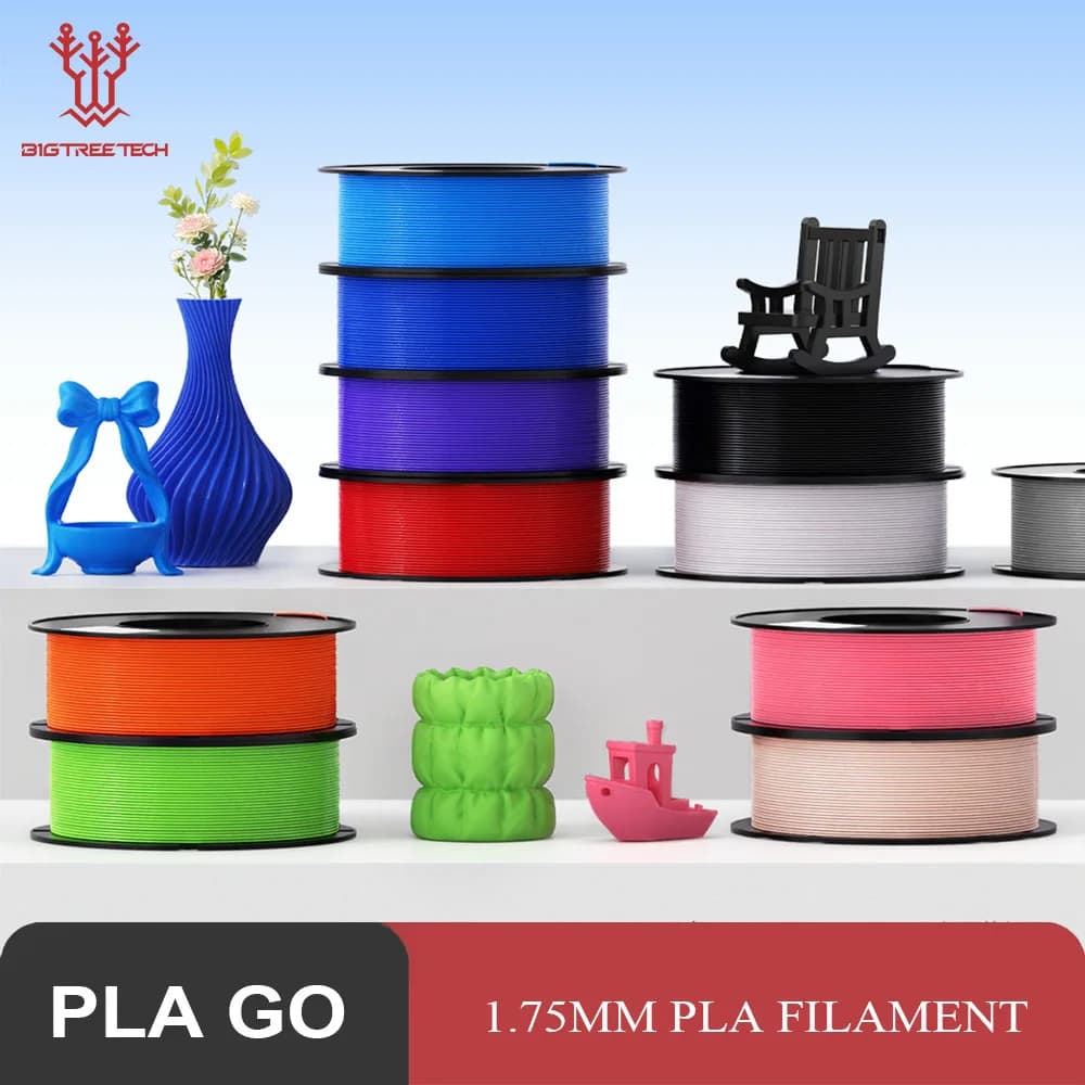 Filamento per stampante 3D BIGTREETECH PLA Go 1,75 mm 1 kg/rotolo Materiale per stampa 3D per stampante 3D Bambu Lab Creality Anycubic