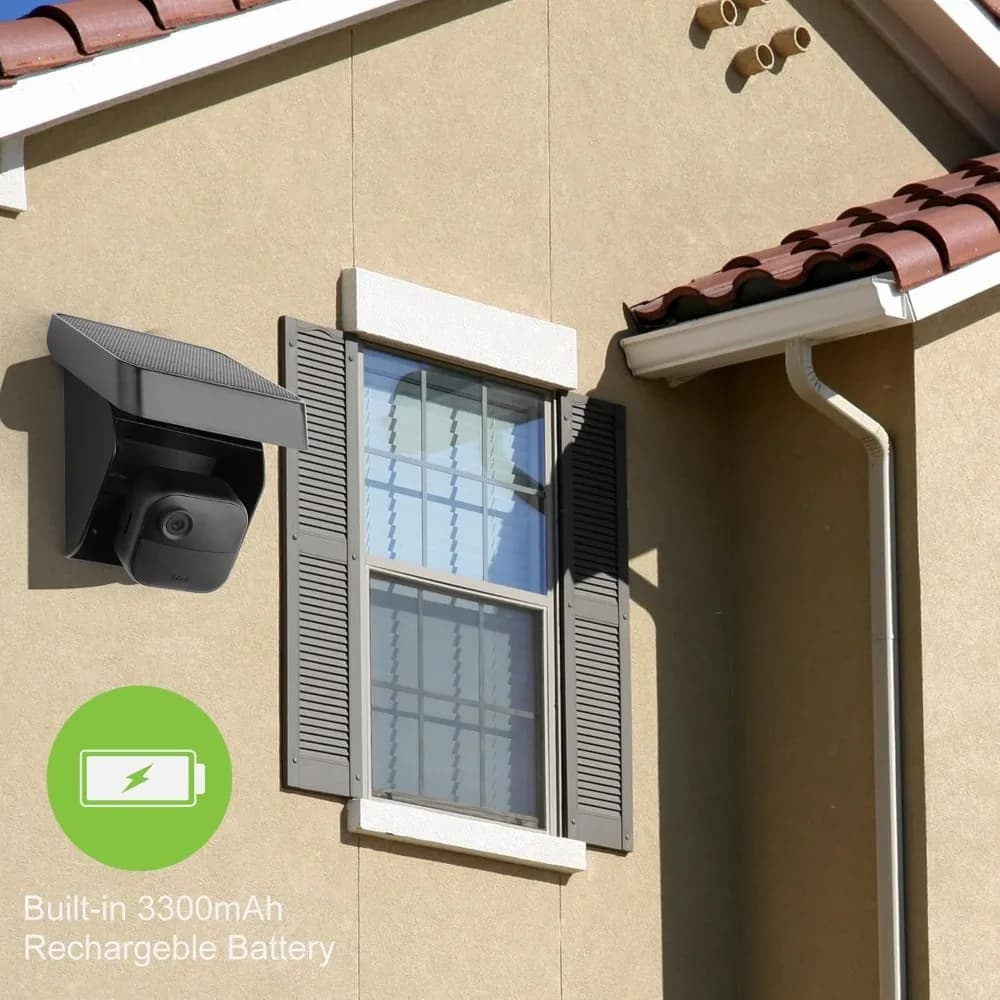 Supporto di ricarica per pannello solare da 3 pezzi compatibile con telecamera Outdoor 4 (4a generazione)/Blink Outdoor (3a generazione) XT3/XT2/XT, resistente alle intemperie