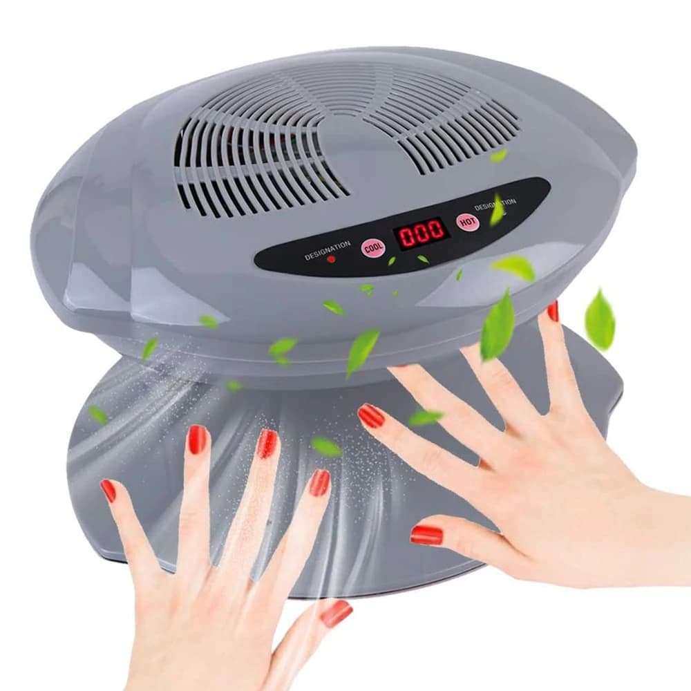 Hair dryer with automatic function of hot and cold air Nail Tools suitable for curing your toes and toe nails