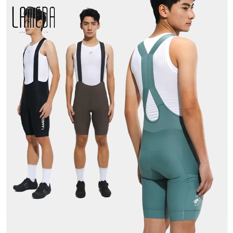 Pantaloncini da Ciclismo Lameda per Uomo, Salopette Senza Cuciture Traspirante con Imbottitura, Abbigliamento da Ciclismo Maschile