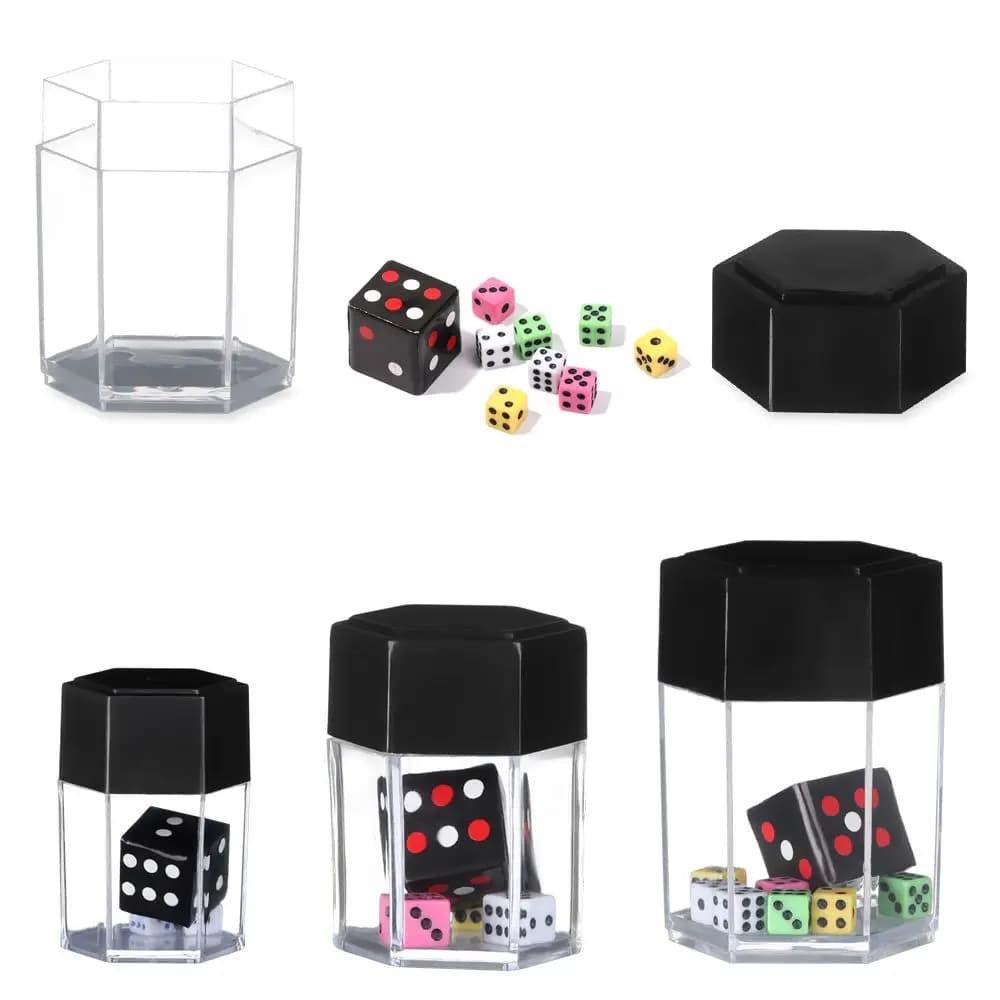 I trucchi magici per bambini di vendita caldi impostano il giocattolo divertente Close-up scherzo Multi-Spec esplosione dadi bambini spettacolo magico Prop