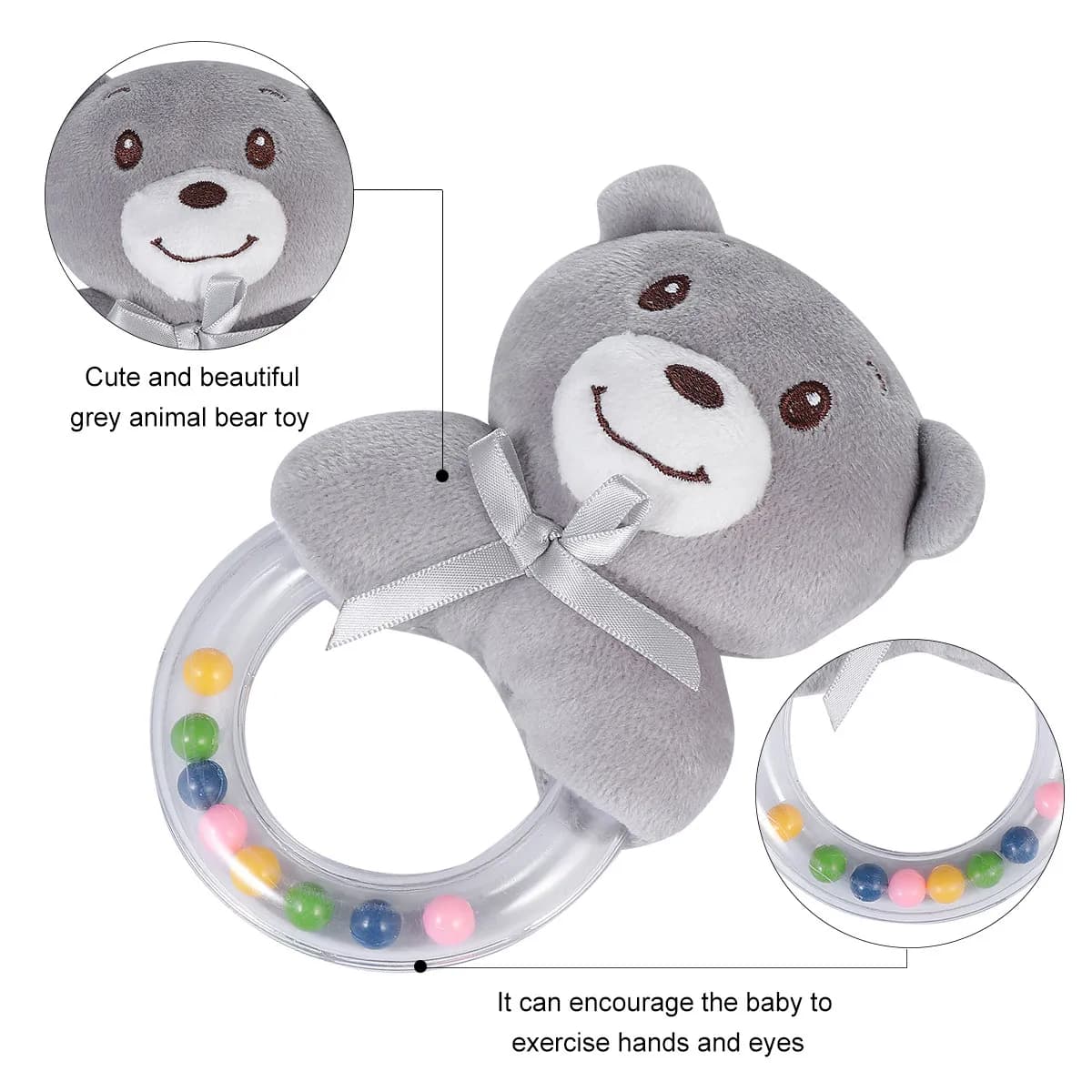 1 Pezzo Anello Sonoro Sensoriale per Neonati, Stimolante Musicale Portatile e Leggero, Regalo per Bambini
