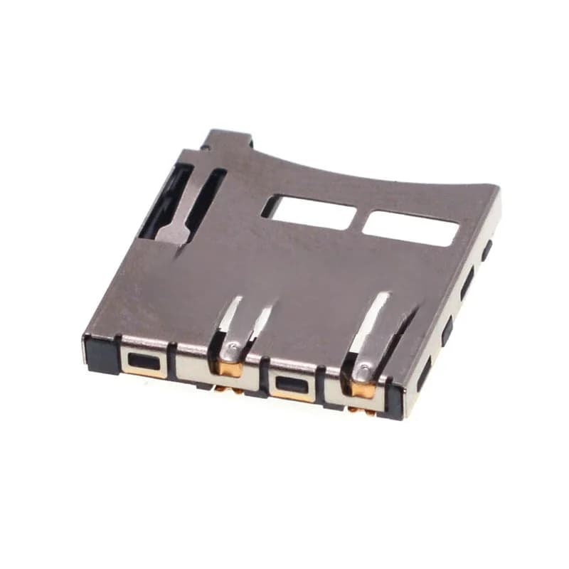 Supporto per Scheda T-Flash TF Interno a Saldare, Supporto per Scheda MICRO SD 8P Autoelastico SMD per Telefoni Cellulari