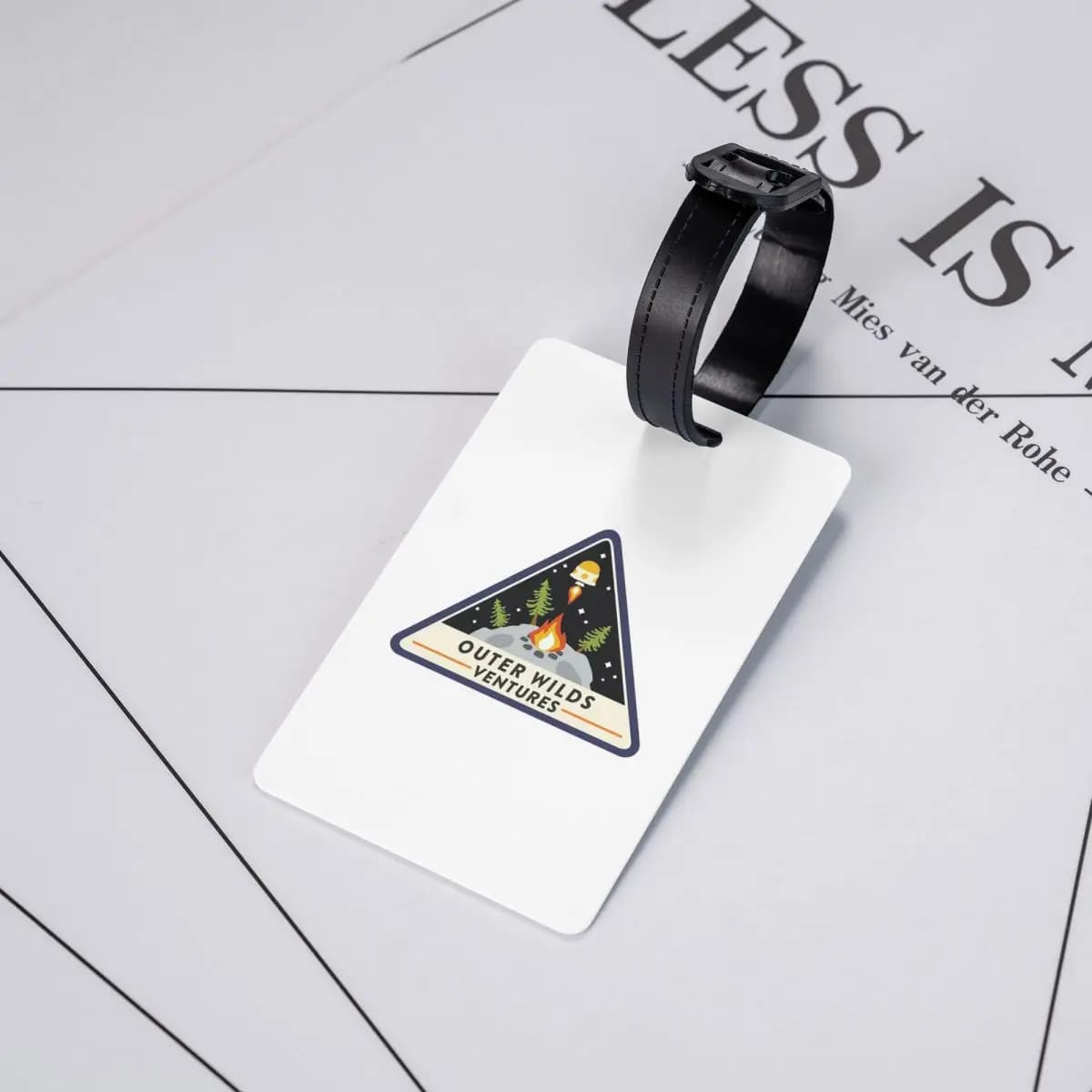 Etichette per Bagagli con Patch 'Outer Wilds Ventures', Accessori per Valigie, Tag per Bagaglio da Viaggio, Porta Etichetta con Nome e Indirizzo