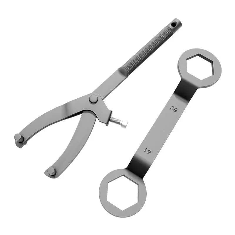 Premium Alloy Steel Flywheel Wrench with Belt Pulley Holder Kit for Mini Motorcycle Repair and Maintenance