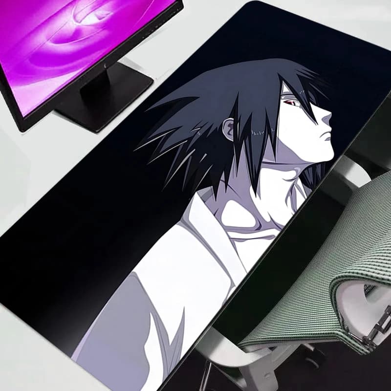 Tappetino per mouse Naruto professionale per giocatori di eSports Speed Lock Edge Tappetino per mouse da gioco in gomma Tappetino per tastiera anime xxl max