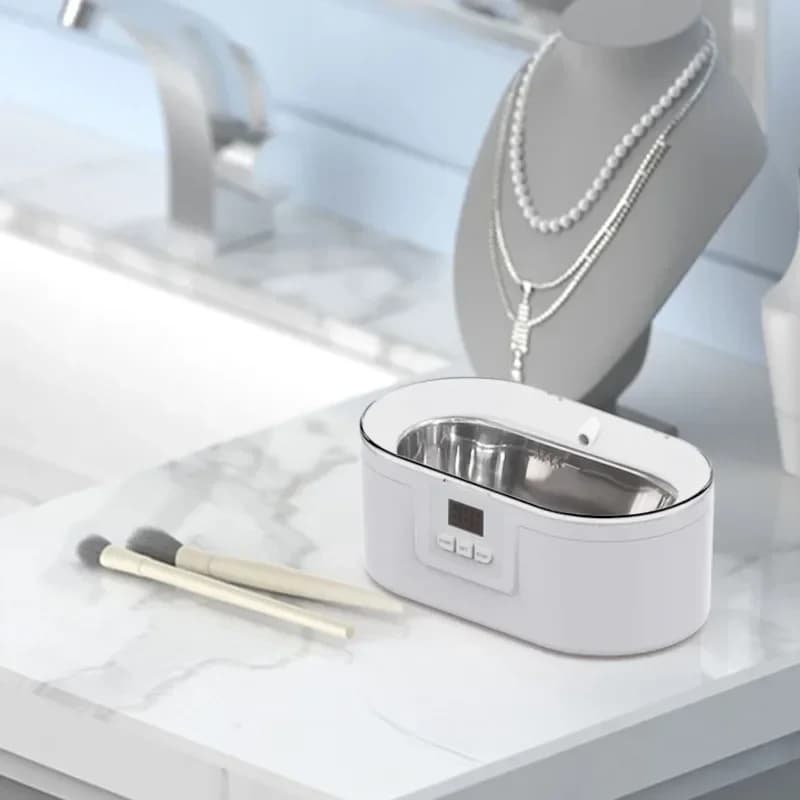 -Metal Sonic Mini Machine Commercial Electric Oven Steam Toothbrush Multifunction Smart Cleaning Jewelry