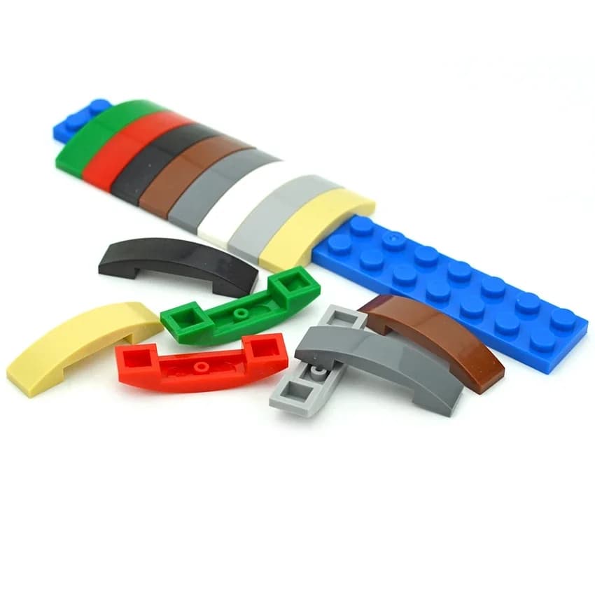 MOC Parts Toys assembla particelle doppia pendenza curvo 4x1 Hyperboloid Building Blocks mattoni speciali fai da te compatibili con 93273