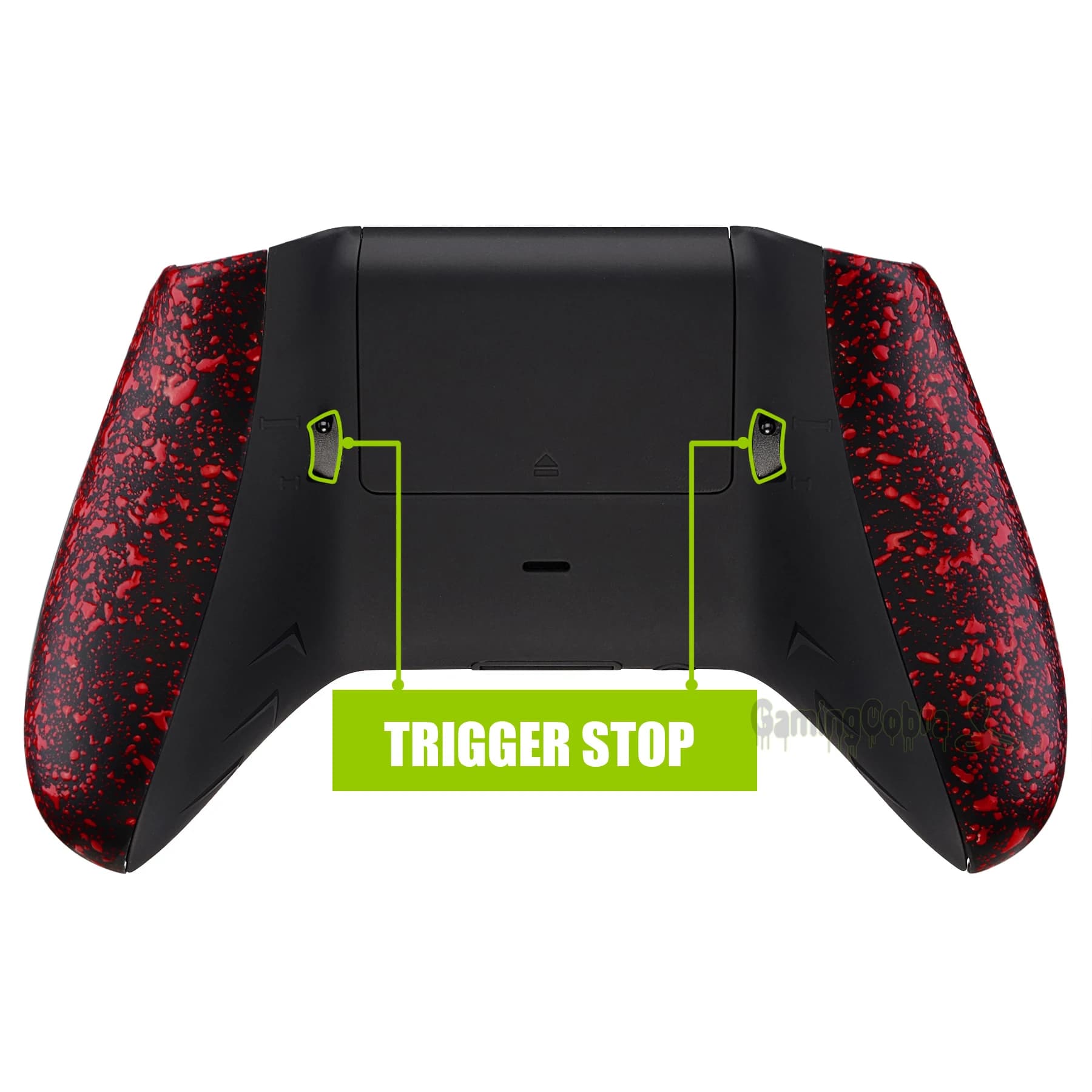 Kit eXtremeRate FlashShot Trigger con scocca inferiore, scocca posteriore, impugnature e doppi bloccaggi per le grilletti per controller Xbox One S e One X