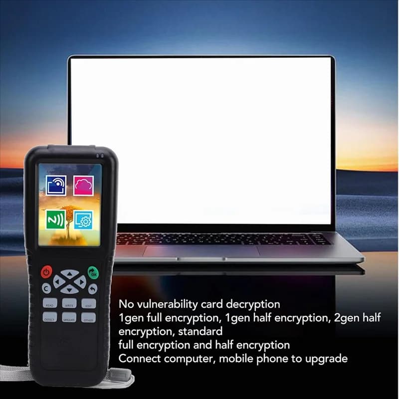 B92B-X100 Copiatrice di schede di frequenza intelligente portatile con interfaccia USB di tipo C per NFC per la sicurezza dello strumento di decrittografia del sistema di controllo accessi