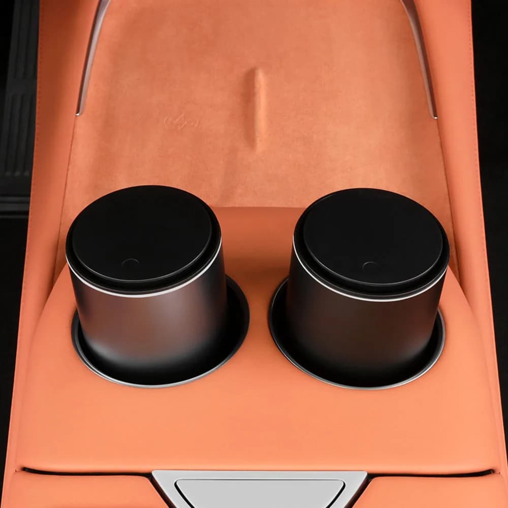 Per Changan Deepal S07 S7 SL03 Mini pattumiera per auto Modifica interna Prodotto Contenitore di stoccaggio in lega di alluminio
