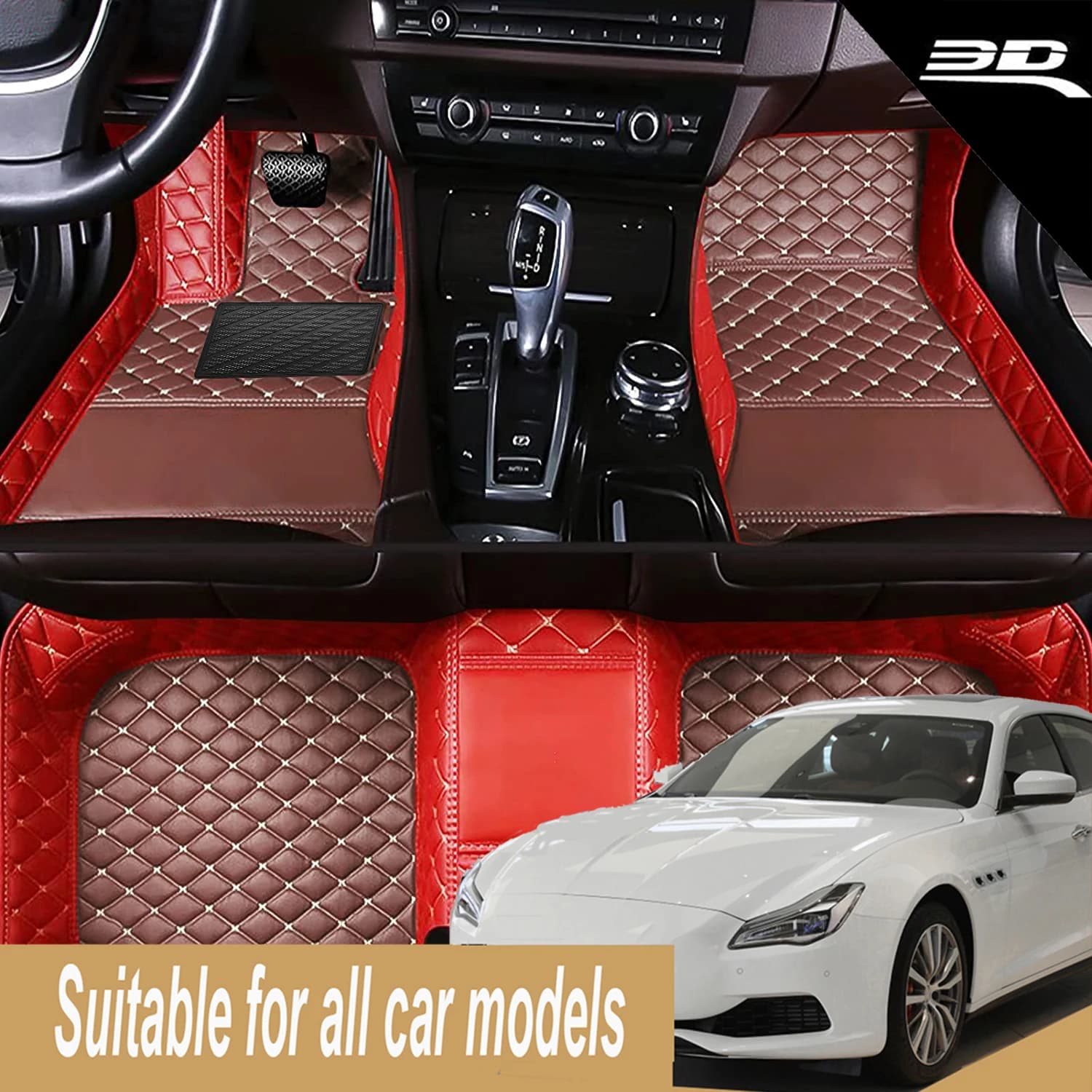 Tappetini personalizzati per auto KIA Soul, accessori per tappeti auto, rivestimenti impermeabili in pelle per pavimento