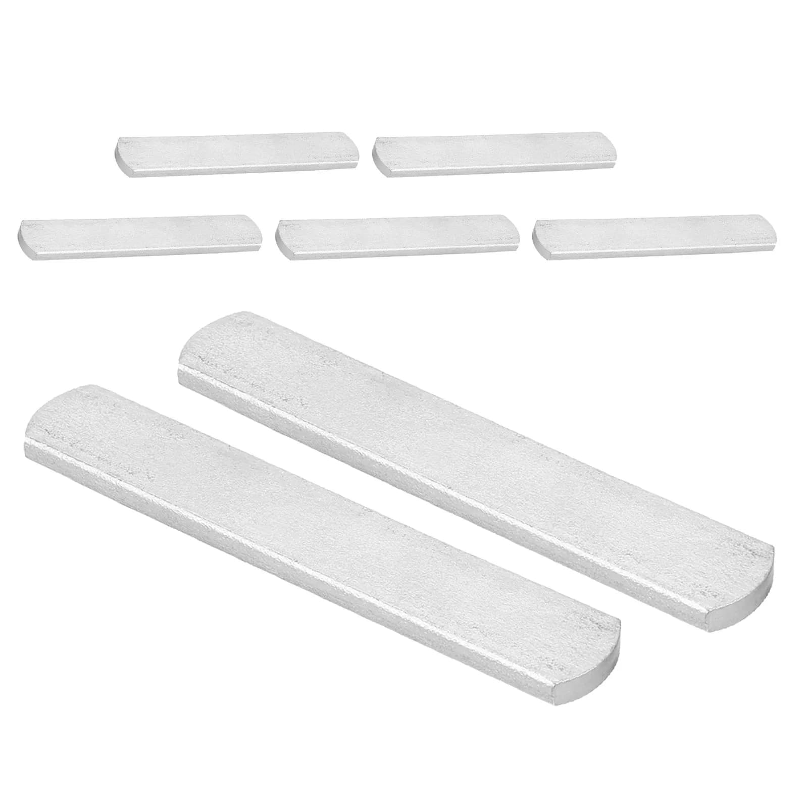 7 Pcs Weight Vest Metal Plates Fitness Supplies Weighted Iron Strength Training