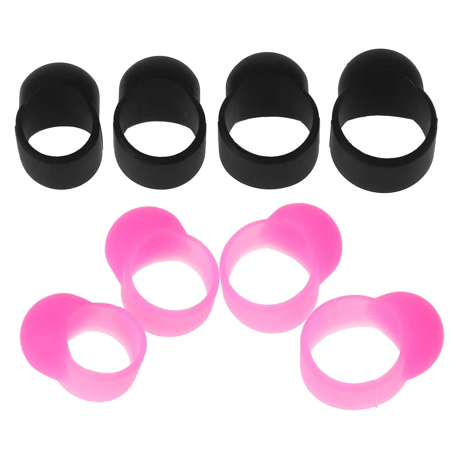 8Pcs Silicone Finger Sleeves for Hand Pan Drum Air Drumsticks Tongue Drum Percussion Pad Precise Control Comfortable Grip