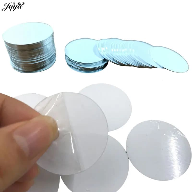 50 pz/lotto Diametro 25mm Rotondo Sublimazione Foglio di Alluminio Trasferimento Termico Sublimazione Stampa a Trasferimento di Inchiostro