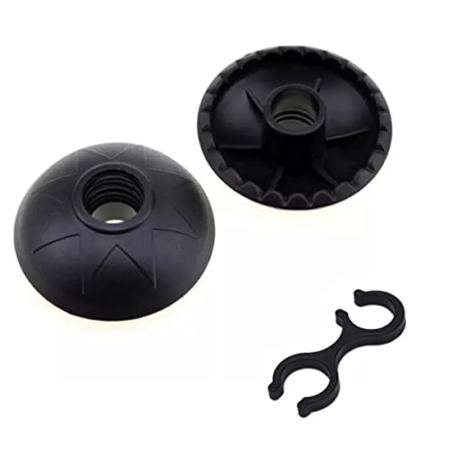 Trekking Pole Tips Set - Walking Sticks Replacement Tip Protectors - Snow and Mud Baskets
