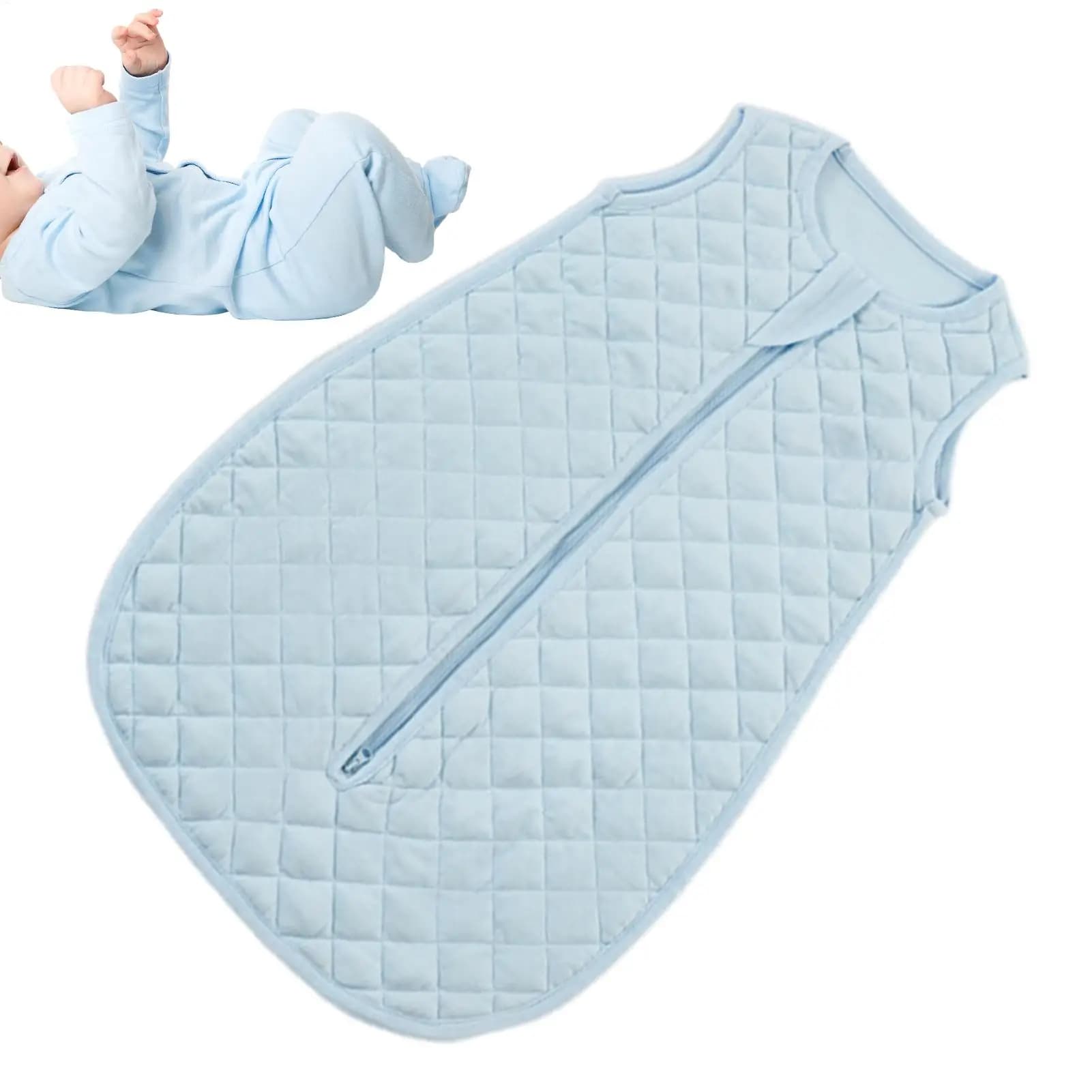 Small sleeping bag Slim sleeping bag in cotton Wearable cover Comfortable sleeping bag for trips to kindergarten hospital